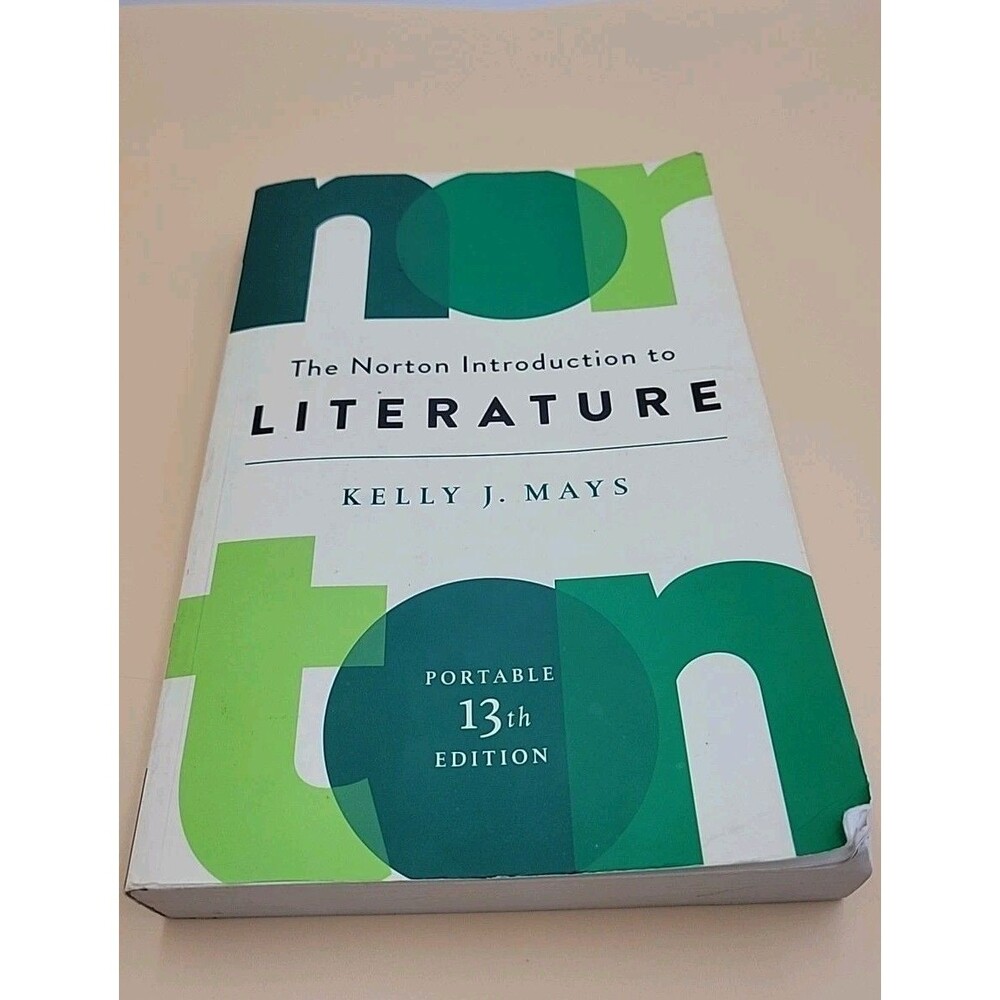 The Norton Introduction to Literature Paperback Kelly J. Mays